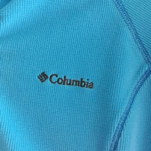 Stylish Women's Blue Athletic Omni-Wick COLUMBIA Pullover Half-Zip - Picture 2 of 8